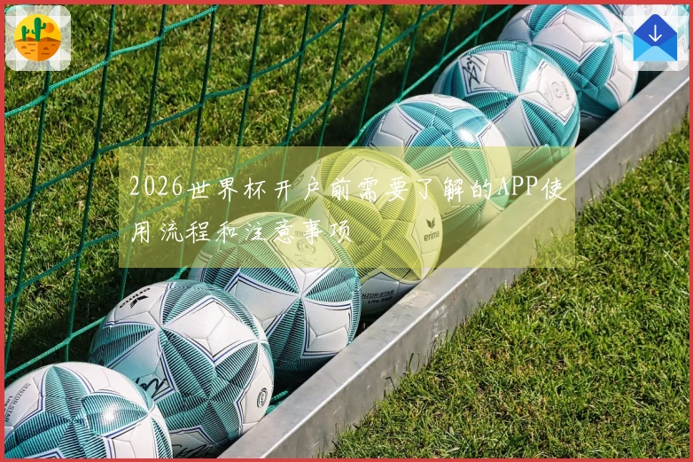 2026世界杯开户前需要了解的APP使用流程和注意事项