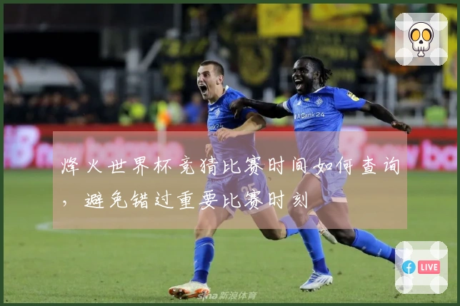 烽火世界杯竞猜比赛时间如何查询，避免错过重要比赛时刻