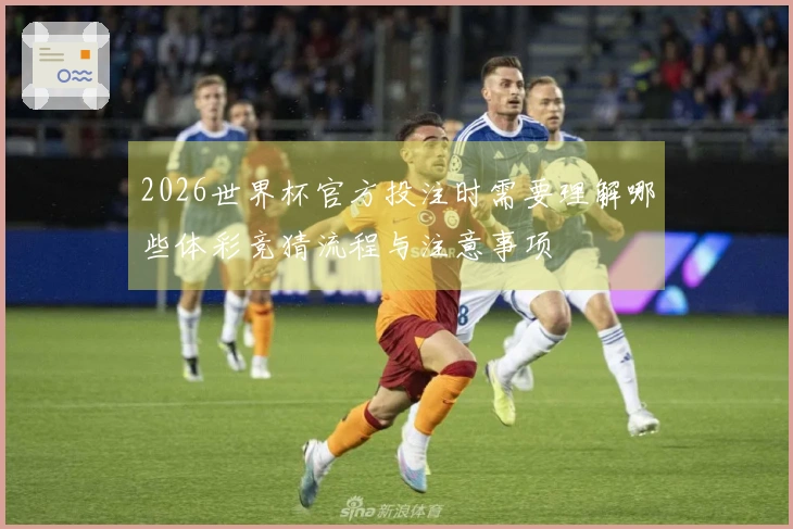 2026世界杯官方投注时需要理解哪些体彩竞猜流程与注意事项